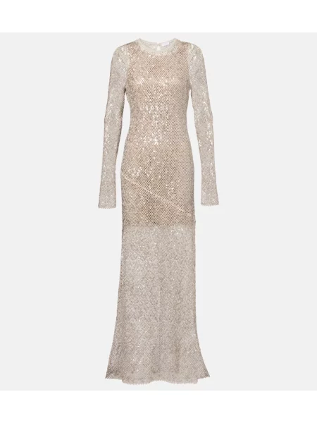 Rochie Brunello Cucinelli argintiu