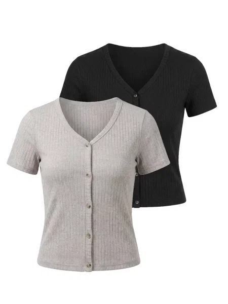 Studioselect Geacă tricotată Elna maro amestecat negru