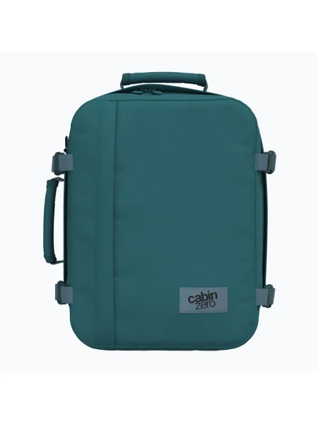 CabinZero Classic 28 l arubakék túra hátizsák. Méret: 28 l kék