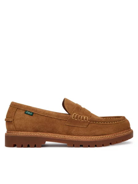 Pantofi Polo Ralph Lauren Jett Penny Cs Bck maro
