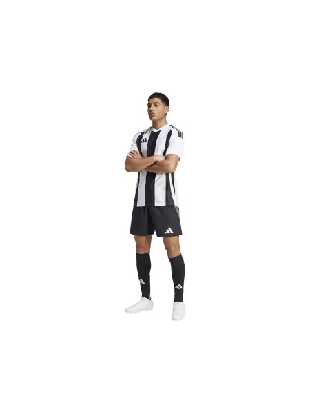 Pruhované tričko Adidas bílé