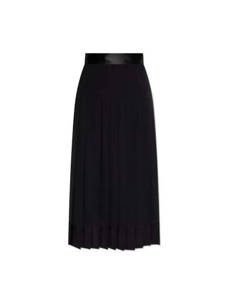 Jedwabna spódnica Dolce And Gabbana czarna