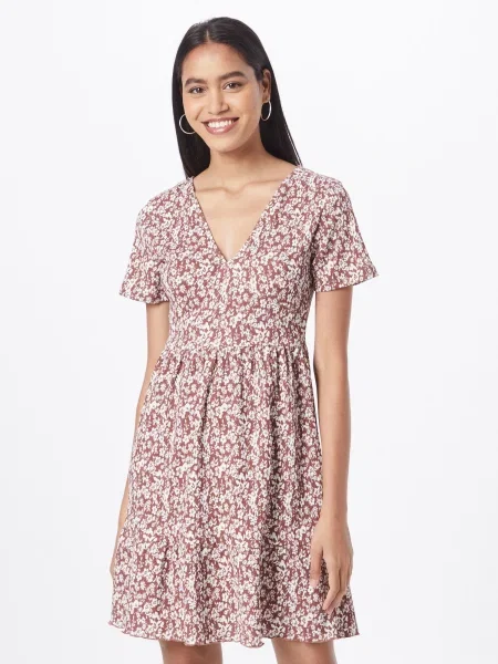 ABOUT YOU Rochie de vară Dena maro alb