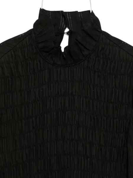 Bluză Ann Demeulemeester cu volane negru