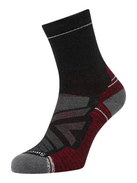 Smartwool Șosete sport Hike gri / gri metalic / roşu închis