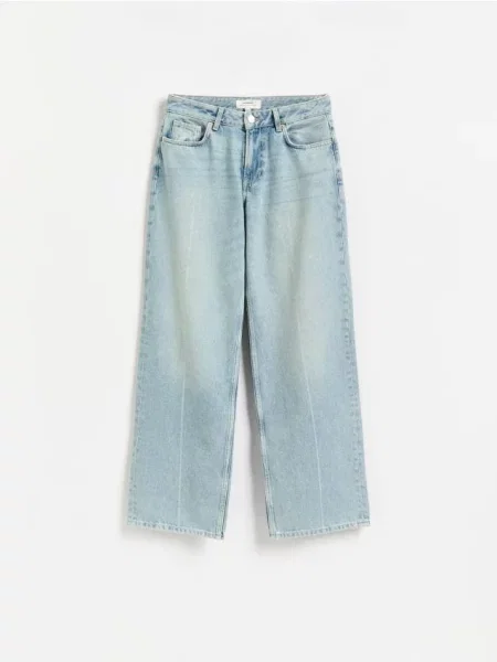 Reserved Blugi straight fit albastru