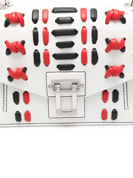 Geantă Proenza Schouler cu broderie alb