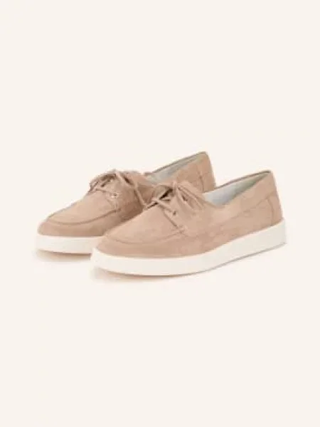 Högl Sznurowane Botki beige beżowe