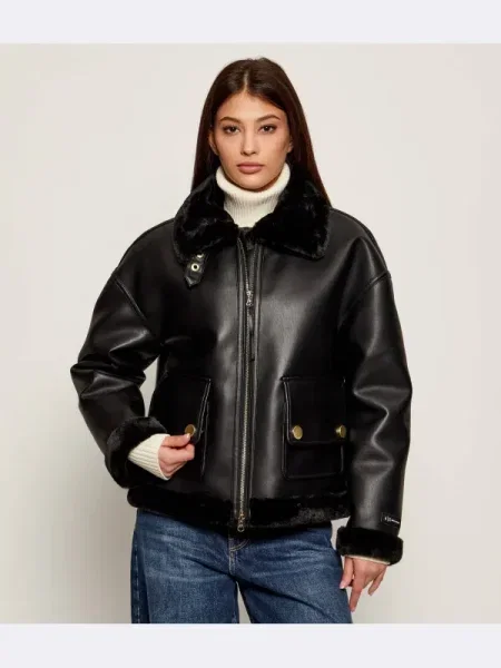 Armani Exchange Căptușită geacă negru