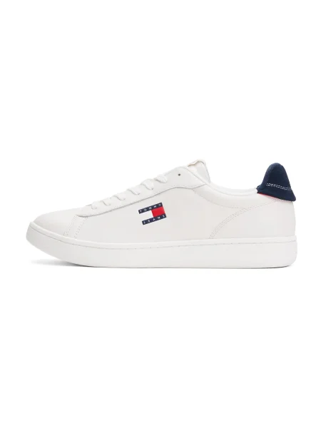 Sneakerși Tommy Jeans alb
