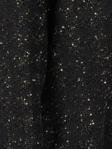Πλεκτή ζακέτα Twinset houndstooth μαύρο