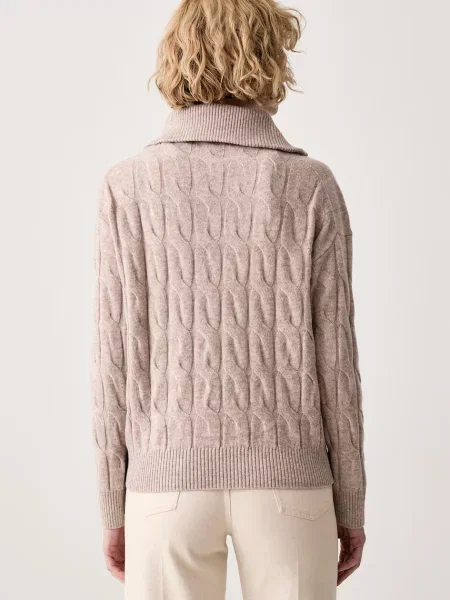 Tommy Hilfiger sweter wełniany beżowy