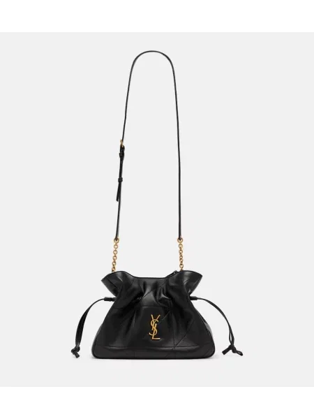 Geanta de piele Saint Laurent din piele negru