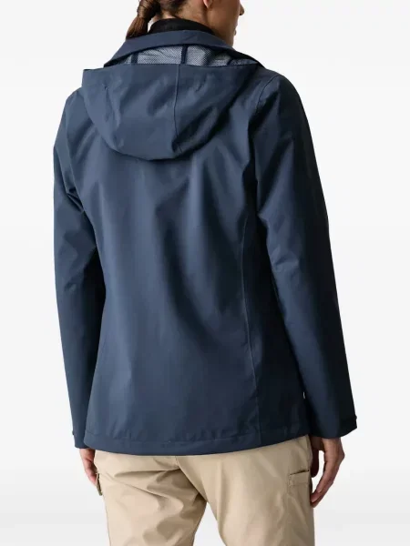 Geacă Jack Wolfskin cu glugă albastru