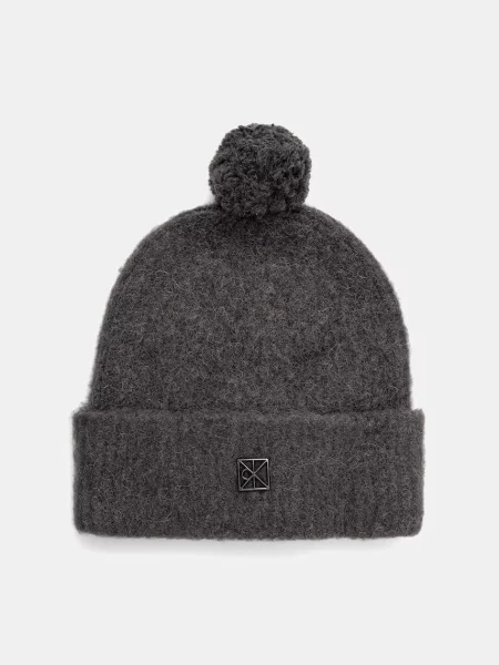 Kapa z dodatkom volne Calvin Klein siva