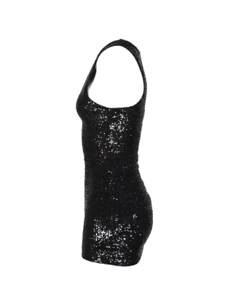 Rochie mini 604service cu paiete negru