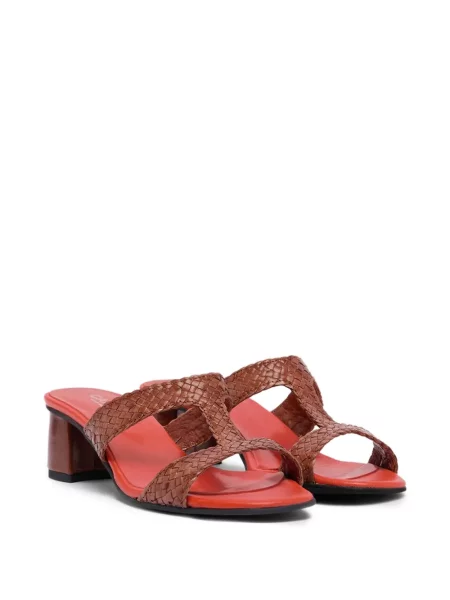 Papuci tip mules Carel Paris din piele maro