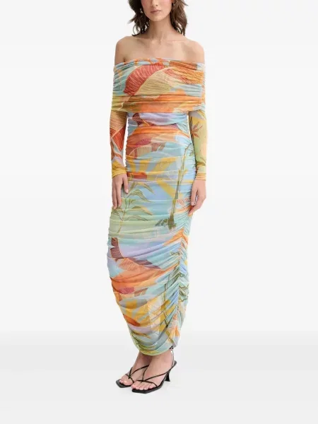 Rochie maxi Never Fully Dressed de costum albastru