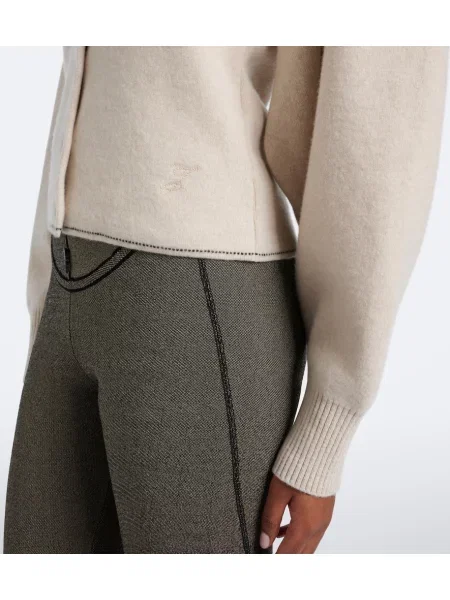 Cardigan Jacquemus de lână bej