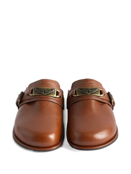 Papuci tip mules Zadig&voltaire din piele maro