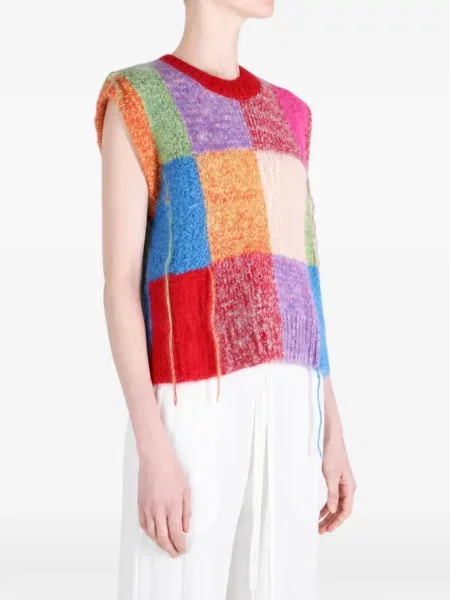 Vestă Comme Des Garçons Tao tricotate roșu