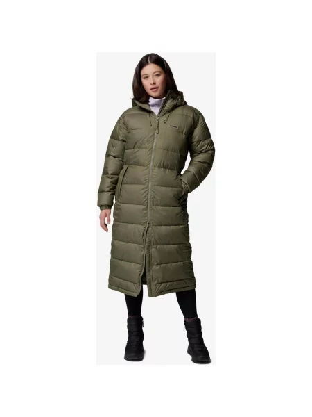 Kurtka Columbia Pike Lake III Long oliva XS zielona