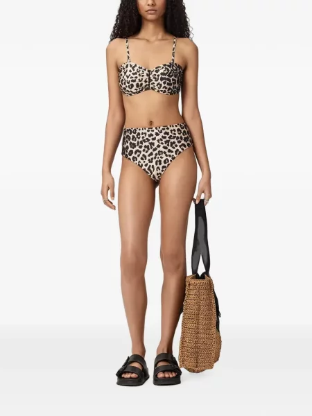 Bikini Allsaints cu imagine cu model leopard