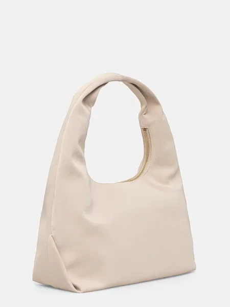 Geanta hobo Steve Madden din piele bej