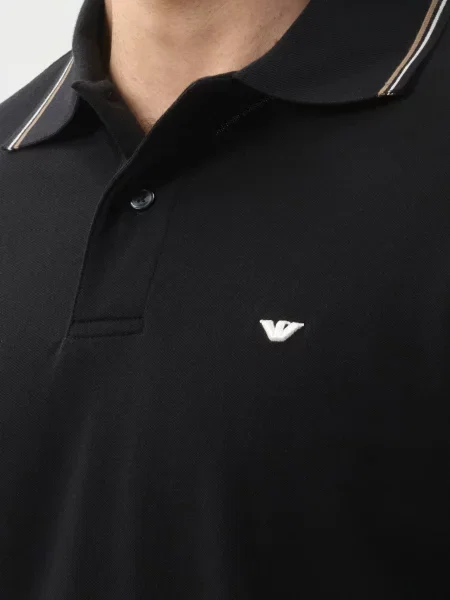 Поло Emporio Armani чорне