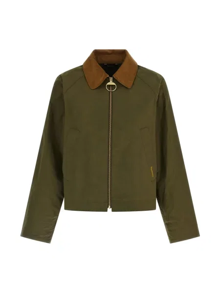 Woskowany kurtka Barbour casual zielona