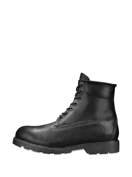 Cropp cizme scurte Timberland cu șireturi din dantelă negru