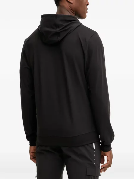 Hanorac cu glugă Puma cu imagine negru