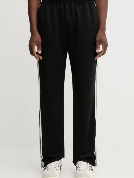 Represent pantaloni de trening Taped Track cu imprimeu negru