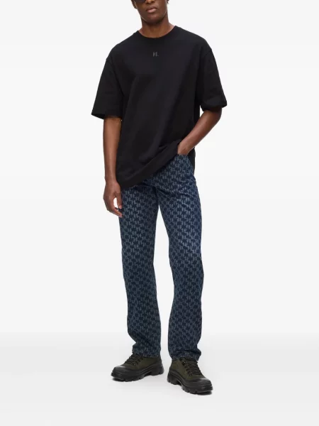 Tricou Karl Lagerfeld cu imagine negru