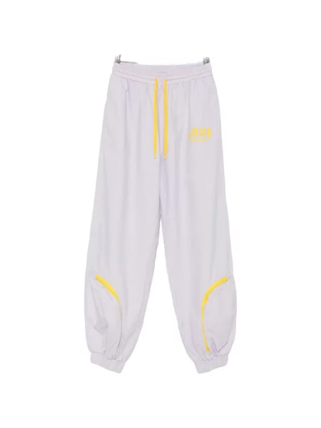 Pantaloni Love Moschino cu imagine violet