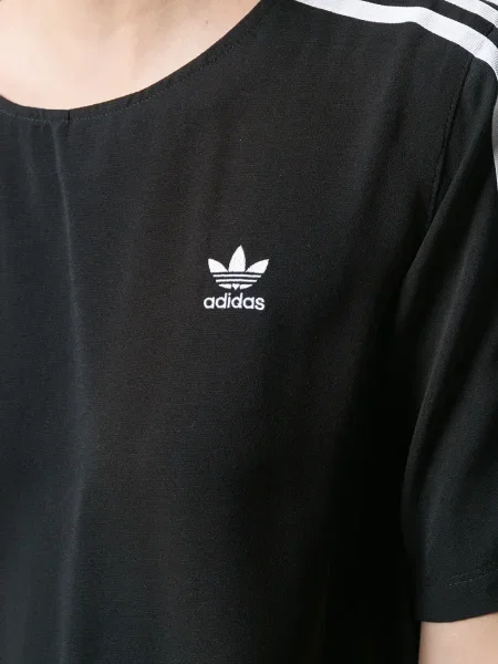 Tricou Adidas cu dungi negru