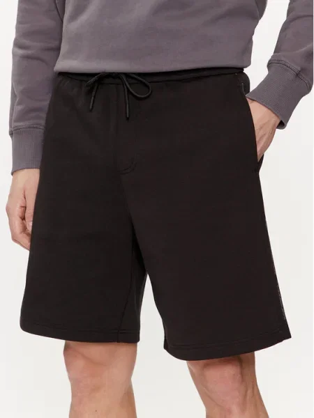 Calvin Klein Jeans Sport rövidnadrág Logo Repeat fekete