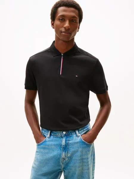 Tommy Hilfiger Tricou polo negru