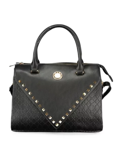 Geantă shopper Laura Biagiotti cu tepi negru