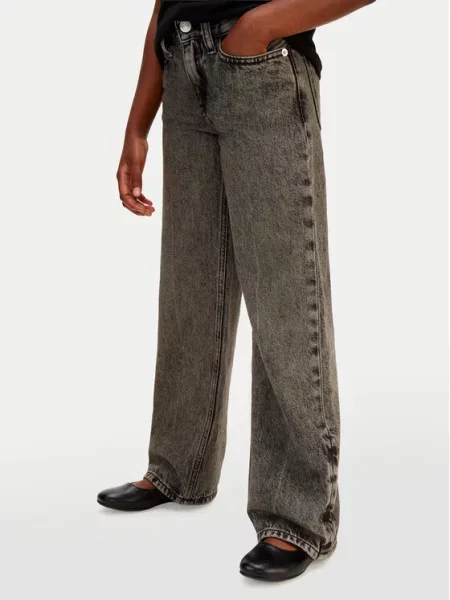 Calvin Klein Jeans Jeansy Wide Leg szary