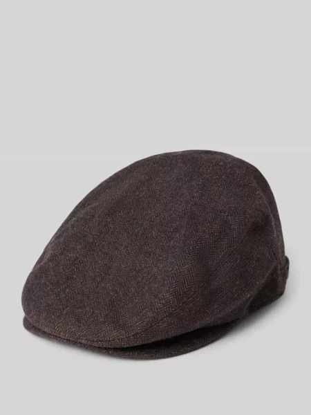 Kaszkiet z wzmocnionym daszkiem Barbour brązowa