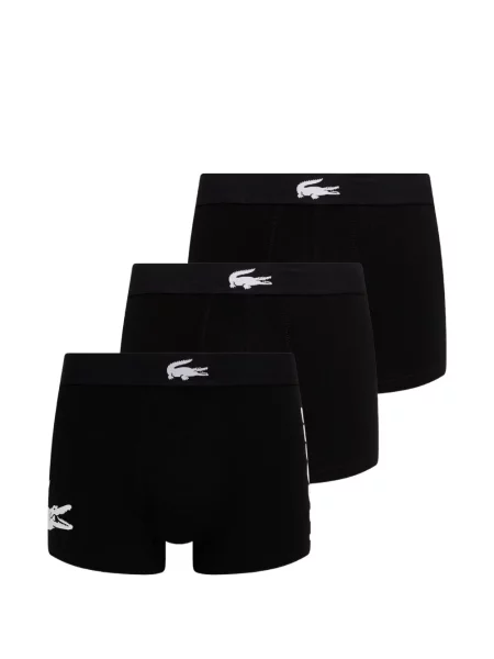 Boxeri Lacoste cu imagine negru
