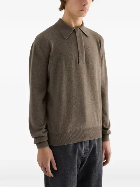 Pulover Jil Sander de lână maro