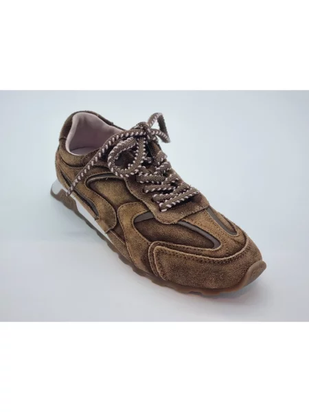 Sneakersy Ash skórzane brązowe
