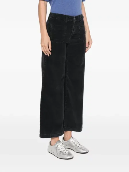 Pantaloni Five Jeans de catifea cord negru