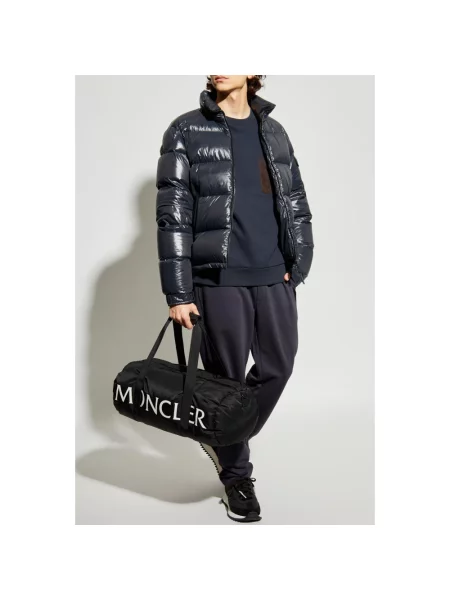 Spodnie dresowe Moncler niebieskie