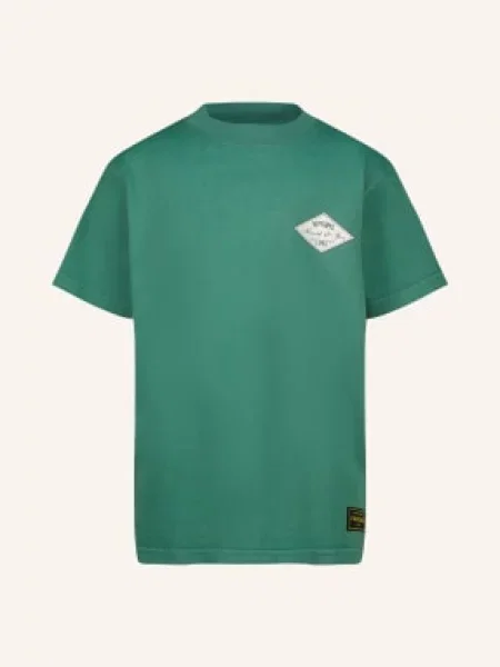 Vingino Tričko Heath zelená / režná / tmavě modrá