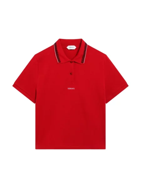 Koszulka polo Versace czerwona