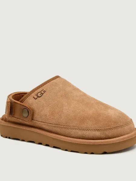 UGG Mules încălțăminte M GOLDENCOAST CLOG II | piele întoarsă bej