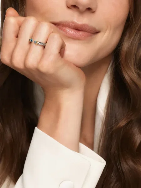 Inel David Yurman galben